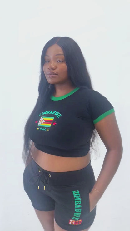 Simbabwe Crop Top