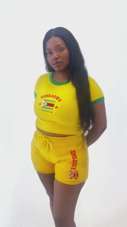 Simbabwe Crop Top